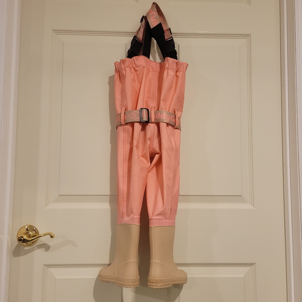 DaddyGoFish Chest Waders for Kids, 3/4Y - Picture 2 of 8
